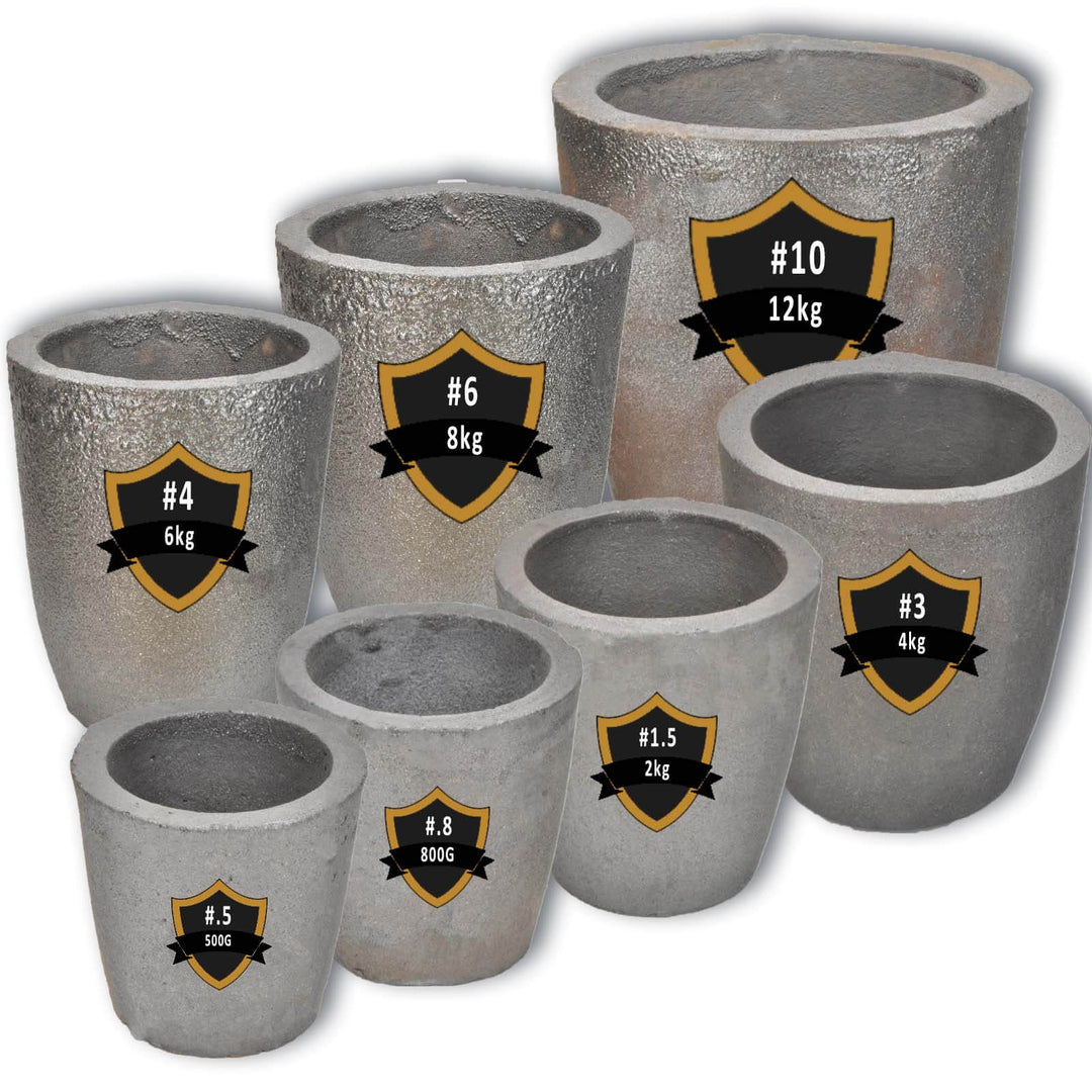 ClayGraphite Crucibles for Metal Casting in Any Furnace