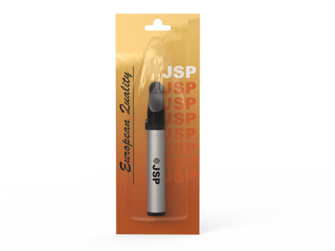JSP high-quality thread burner wax pen in original red packaging, presented on a transparent background. Ideal for detailed craft and jewelry and hobby work.