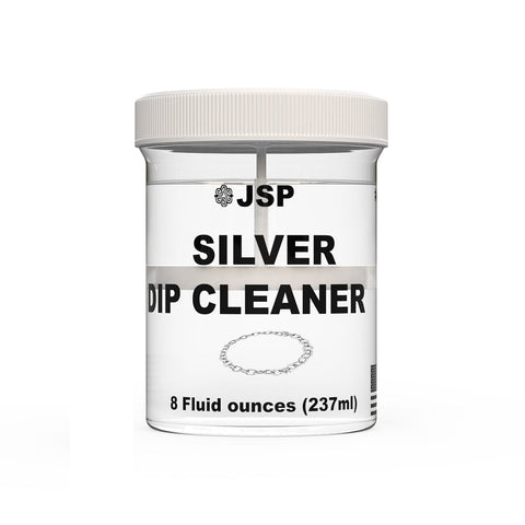 JSP® Silver dip cleaner 8 ounces with basket. 24 jars (us155x24